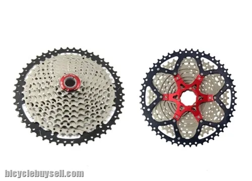 Bolany 10s Cassette 10 Speed 11-42t 46t 50t silver black | Sunrace Shimano Bolany