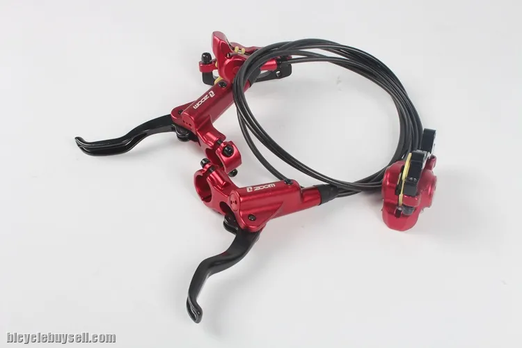 Zoom Mountain Bike Hydraulic Disc Brakes Levers Calipers Front Rear Brake Lever Mtb