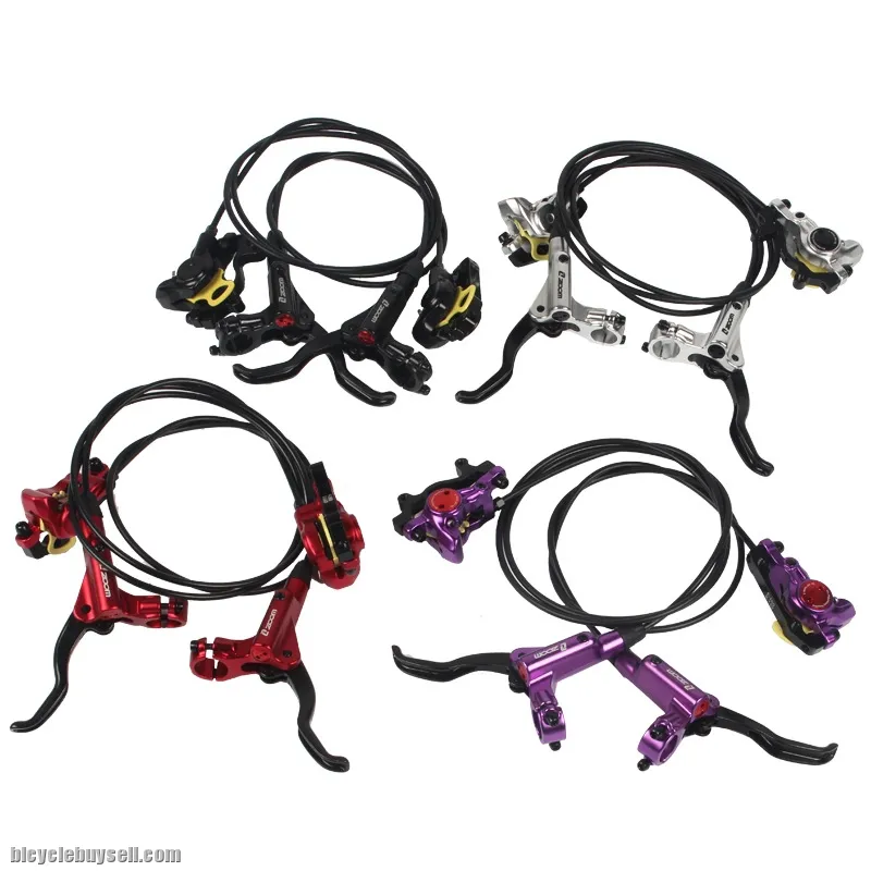 Zoom Mountain Bike Hydraulic Disc Brakes Levers Calipers Front Rear Brake Lever Mtb