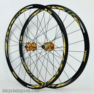 Pasak R35 700C disc brake lightweight wheelset roadbike clincher road rims [RED]