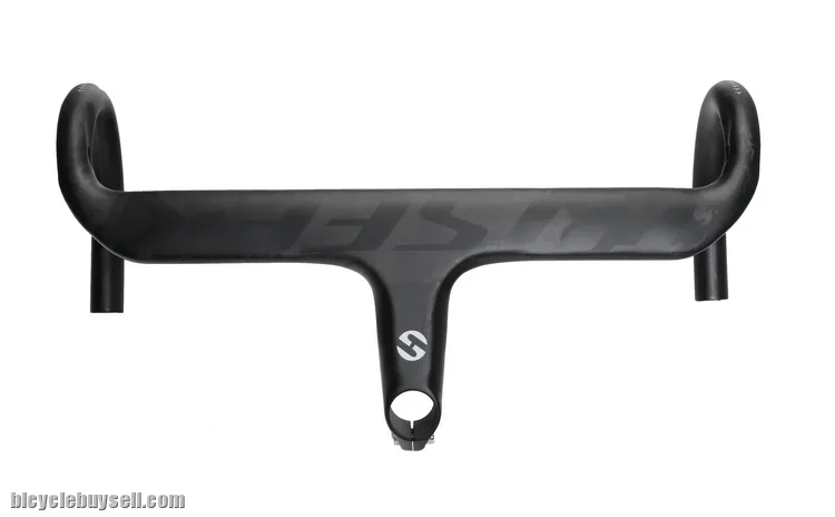 Toseek Carbon Fiber Road Bike Integrated Handlebar Racing Aero Drop Bar Stem Superlight (glossy)