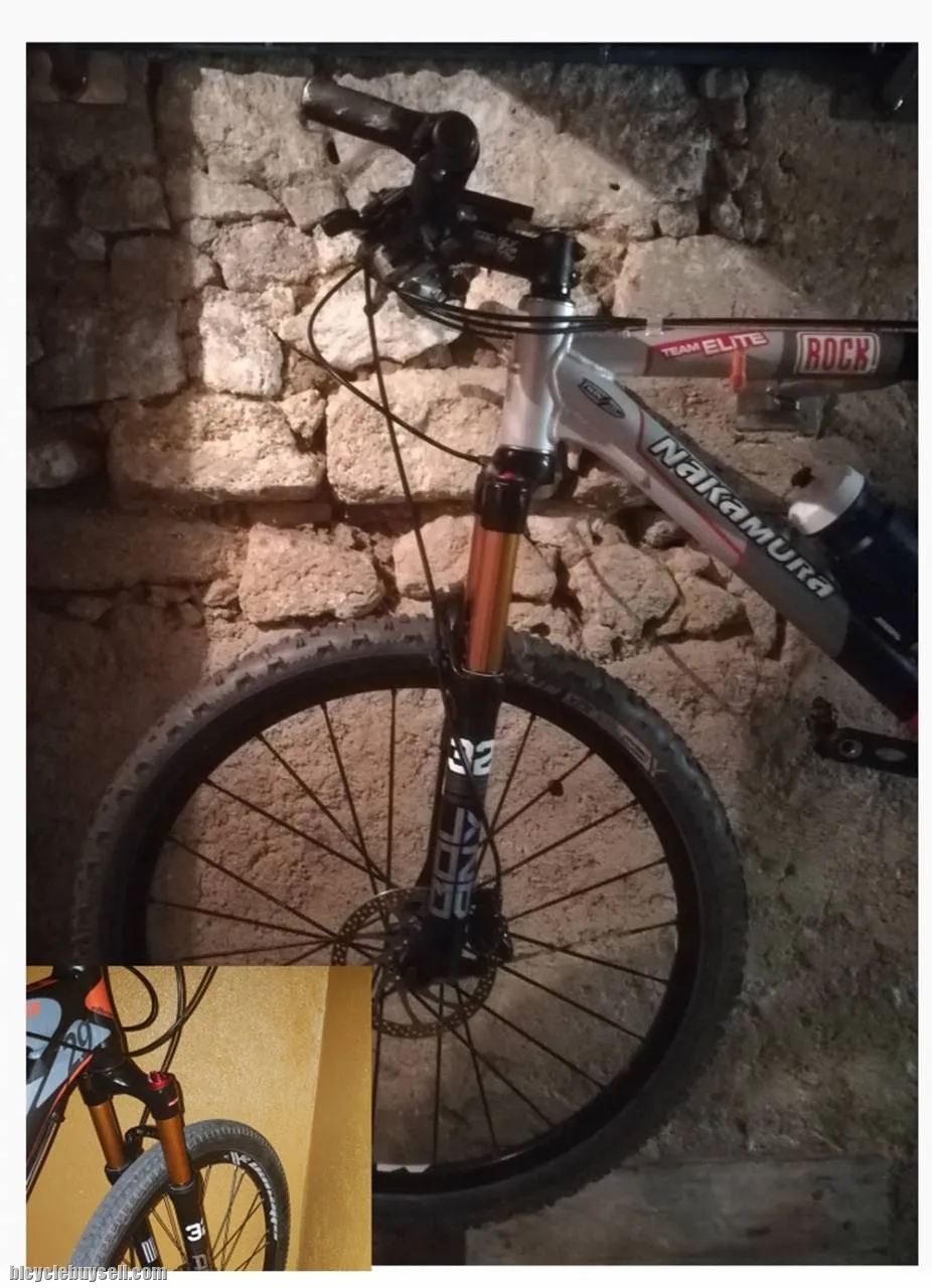 Bolany Rebound Adjustment Air Fork 26" 650b 29" Suspension (Black Gold) xc50