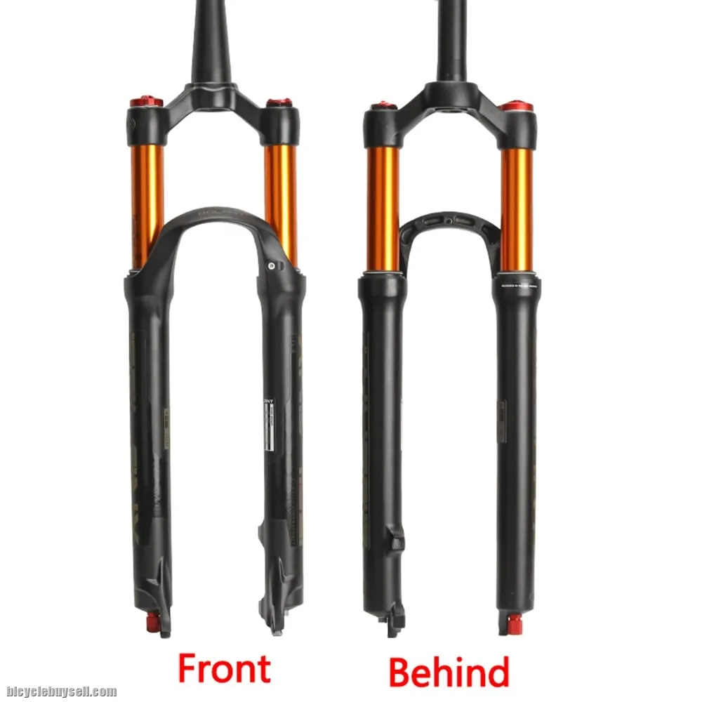 Bolany Rebound Adjustment Air Fork 26" 650b 29" Suspension (Black Gold) xc50