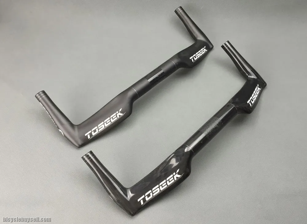 TOSEEK UD CARBON FIBER TT MTB ROAD BIKE FIXIE HANDLEBAR 31.8*400/420/440MM