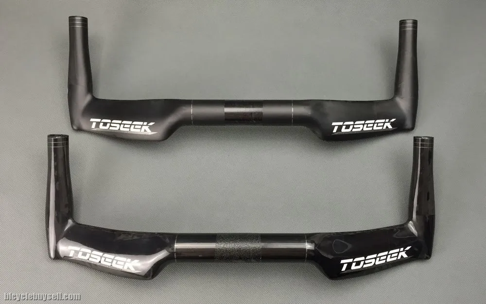TOSEEK UD CARBON FIBER TT MTB ROAD BIKE FIXIE HANDLEBAR 31.8*400/420/440MM