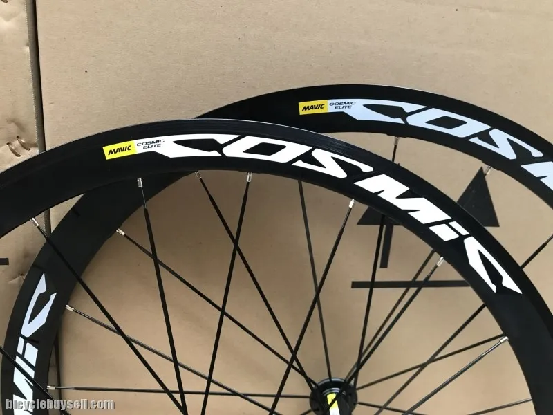 Mavic cosmic 40mm aero disc brake QR thru axle clincher wheelset 700c fixie road bike