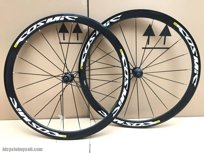 Mavic cosmic 40mm aero disc brake QR thru axle clincher wheelset 700c fixie road bike