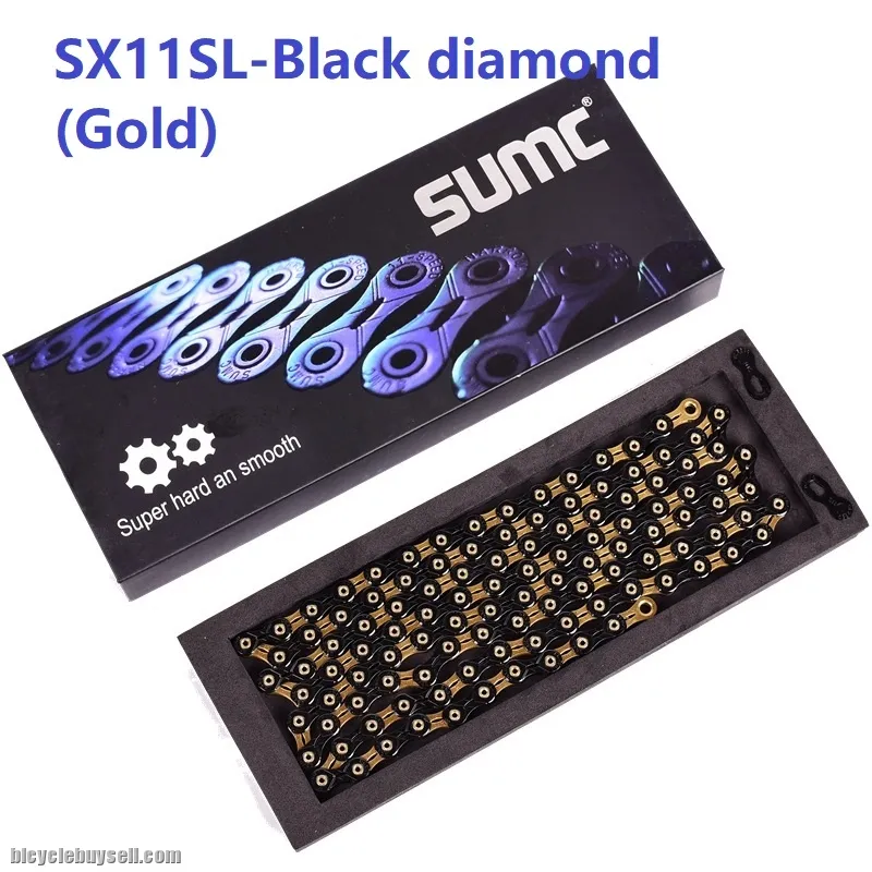 SUMC SX11SL 11 Speed 11s 116 Links Road  MTB Super Lightweight diamond Coating Chain