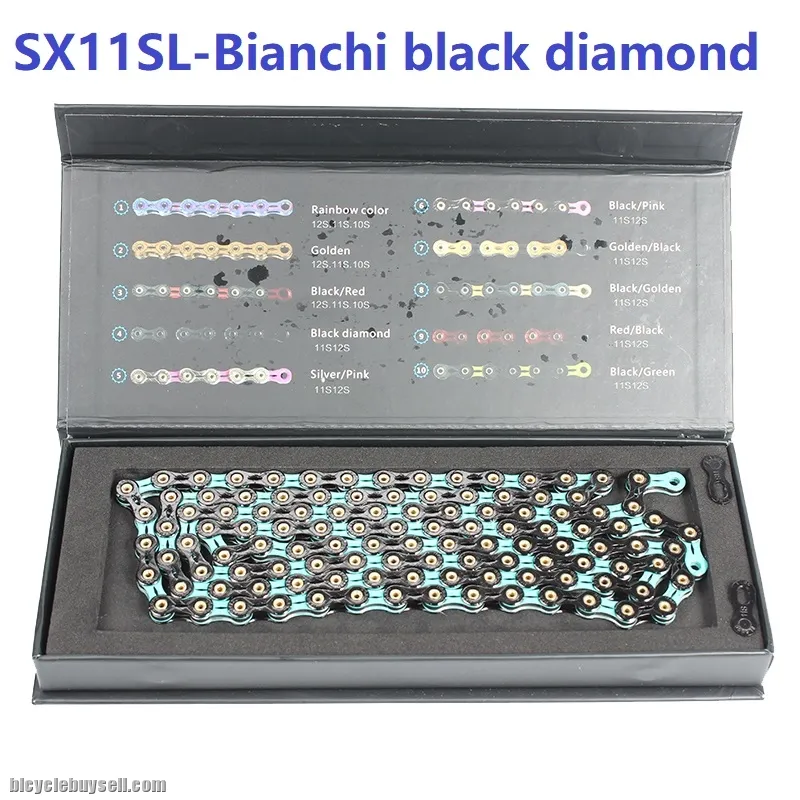 SUMC SX11SL 11 Speed 11s 116 Links Road  MTB Super Lightweight diamond Coating Chain