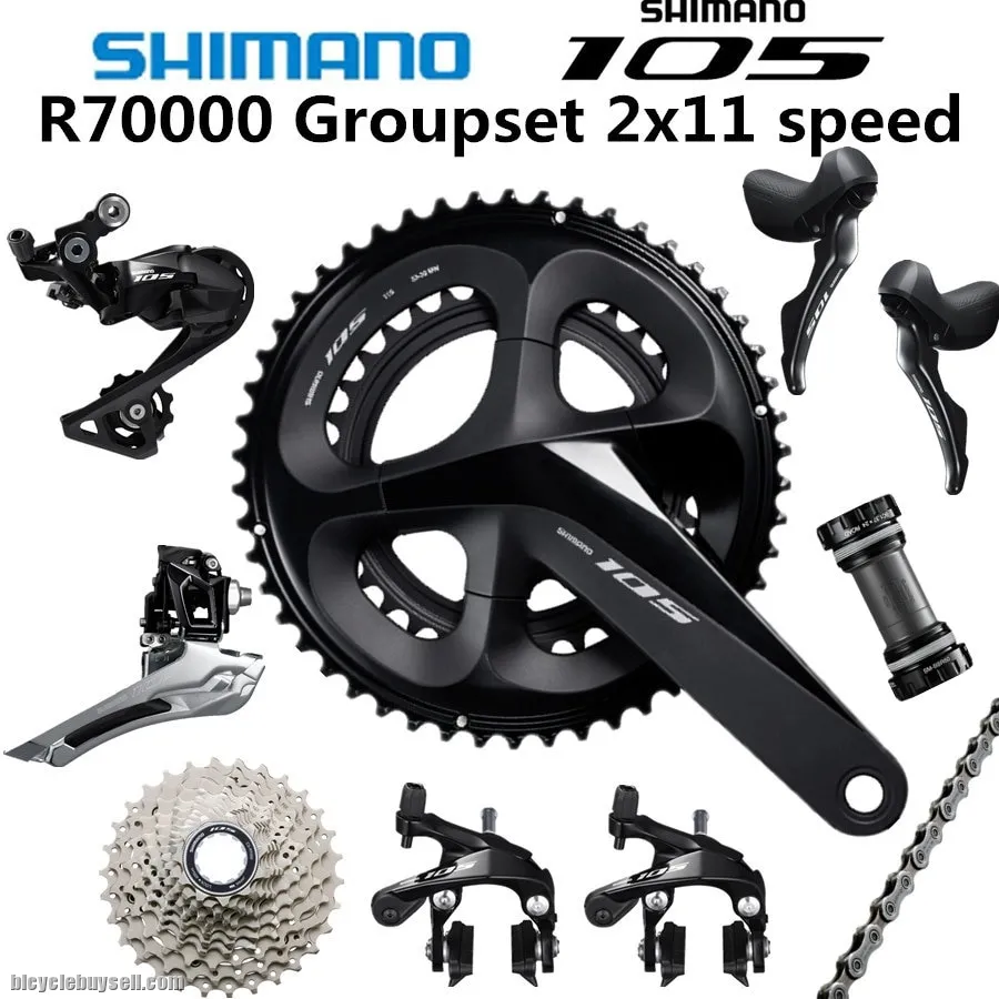 Shimano 105 Groupset R7000 11 Spd JAPAN 22s 22 speed 5800 rim brake mechanical