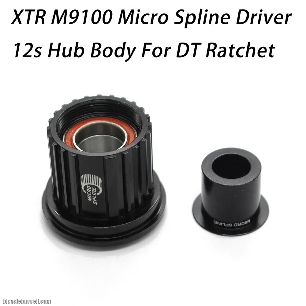 SHIMANO XTR XT SLX M9100 M8100 M7100 MICRO SPLINE CASSETTE SPROCKET 12S FOR DT SWISS HUB THRU AXLE 1