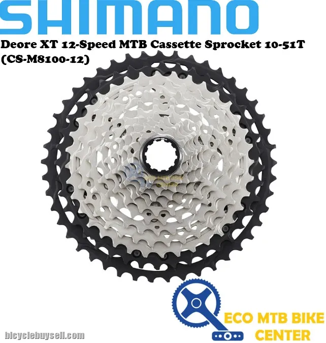SHIMANO Deore XT 12-Speed MTB Cassette Sprocket (CS-M8100-12)