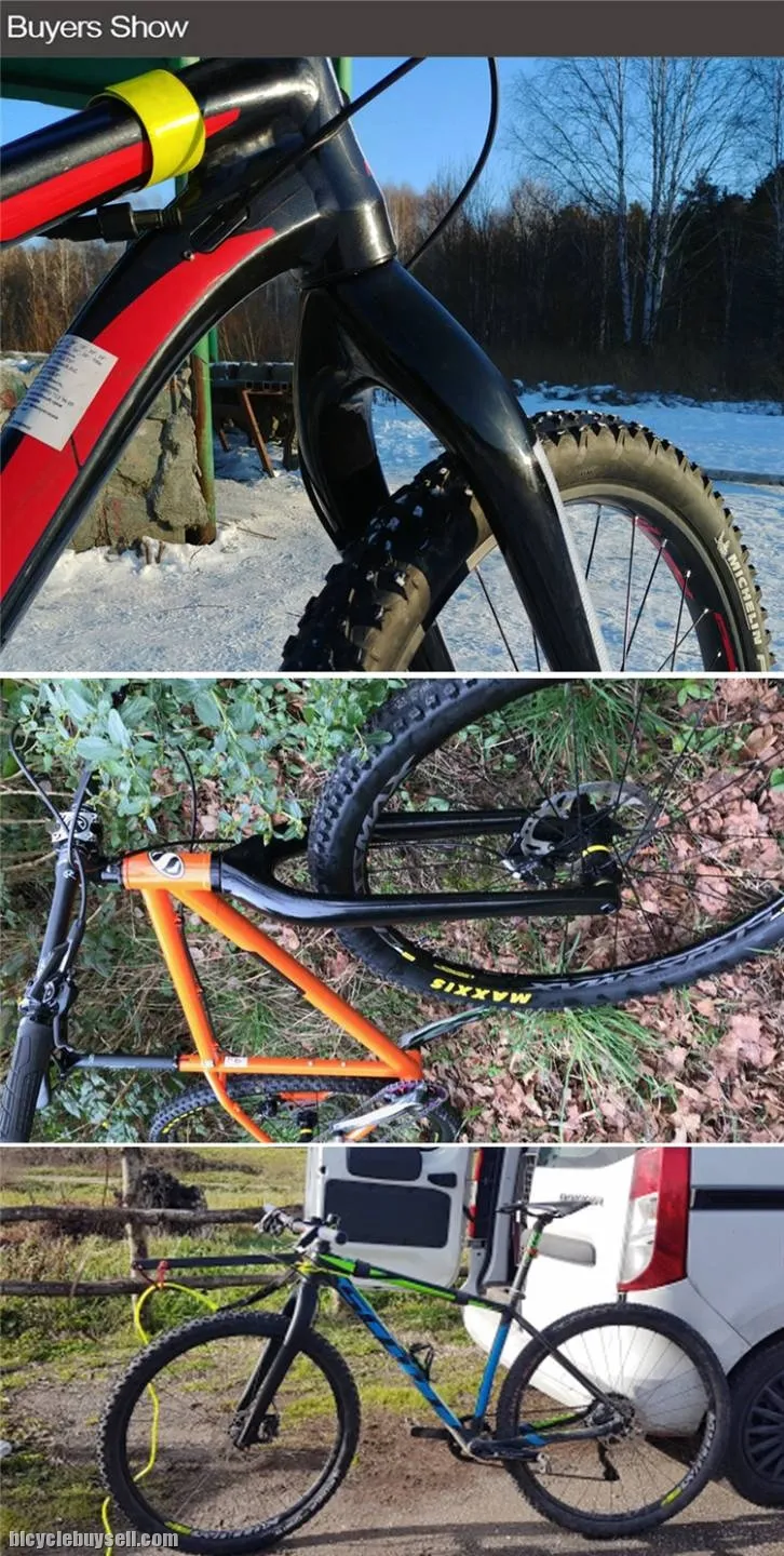 BXT 29er Full Carbon Boost Fork 110*15mm MTB Fork 1-1/8 to 1-1/2 Tapered carbon fiber mtb