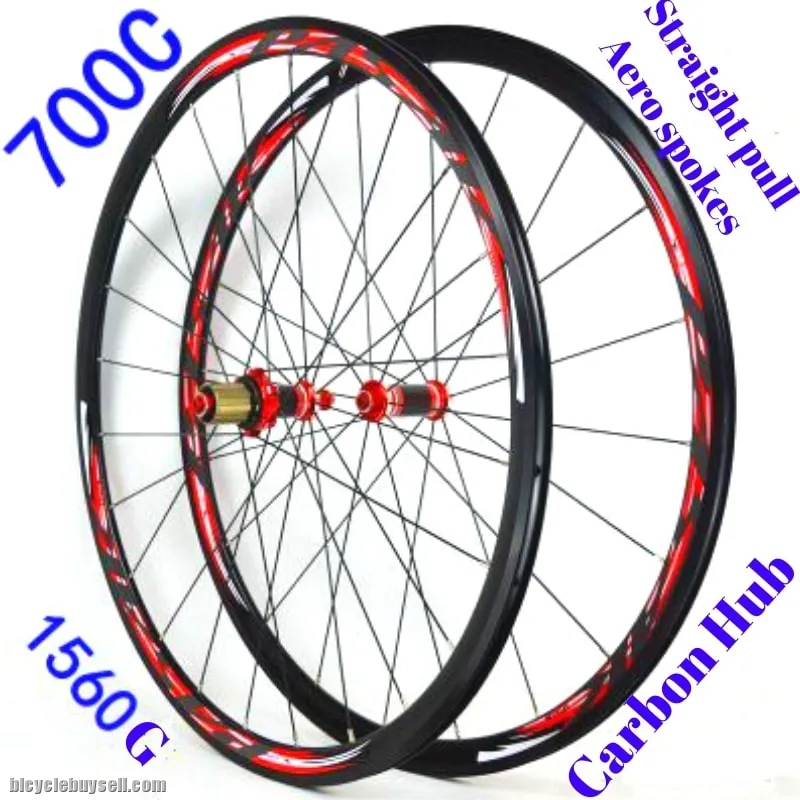 700c Road UltraLight 1560g carbon Wheel 30mm Clincher Bike Wheelset Rims