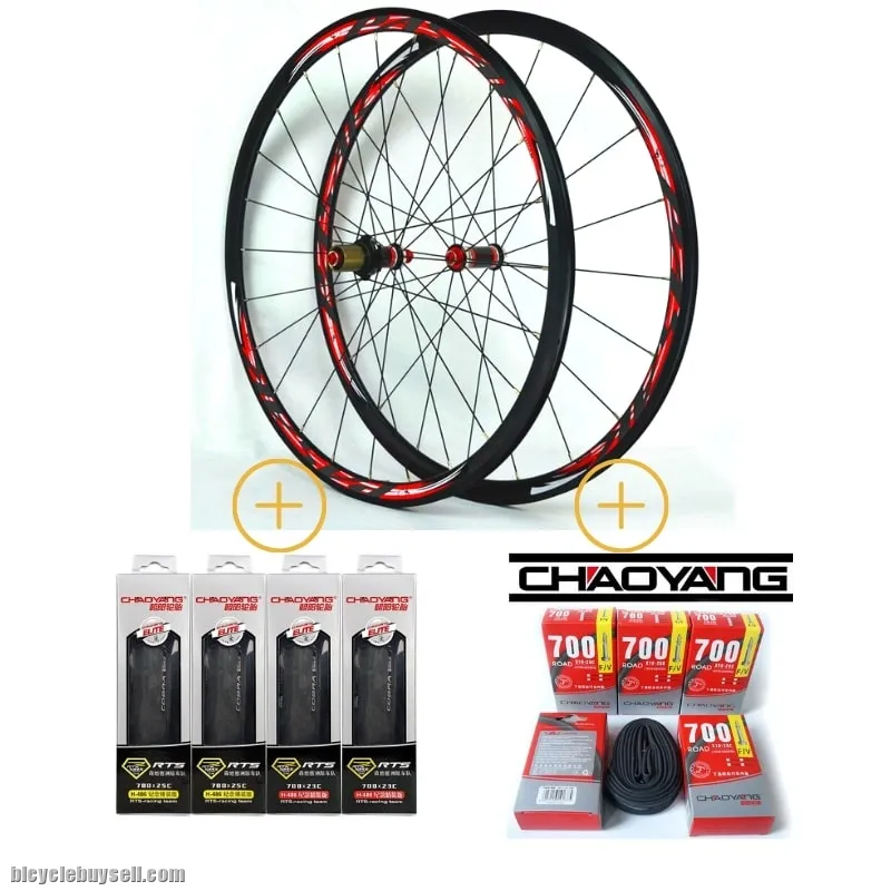 700c Road UltraLight 1560g carbon Wheel 30mm Clincher Bike Wheelset Rims