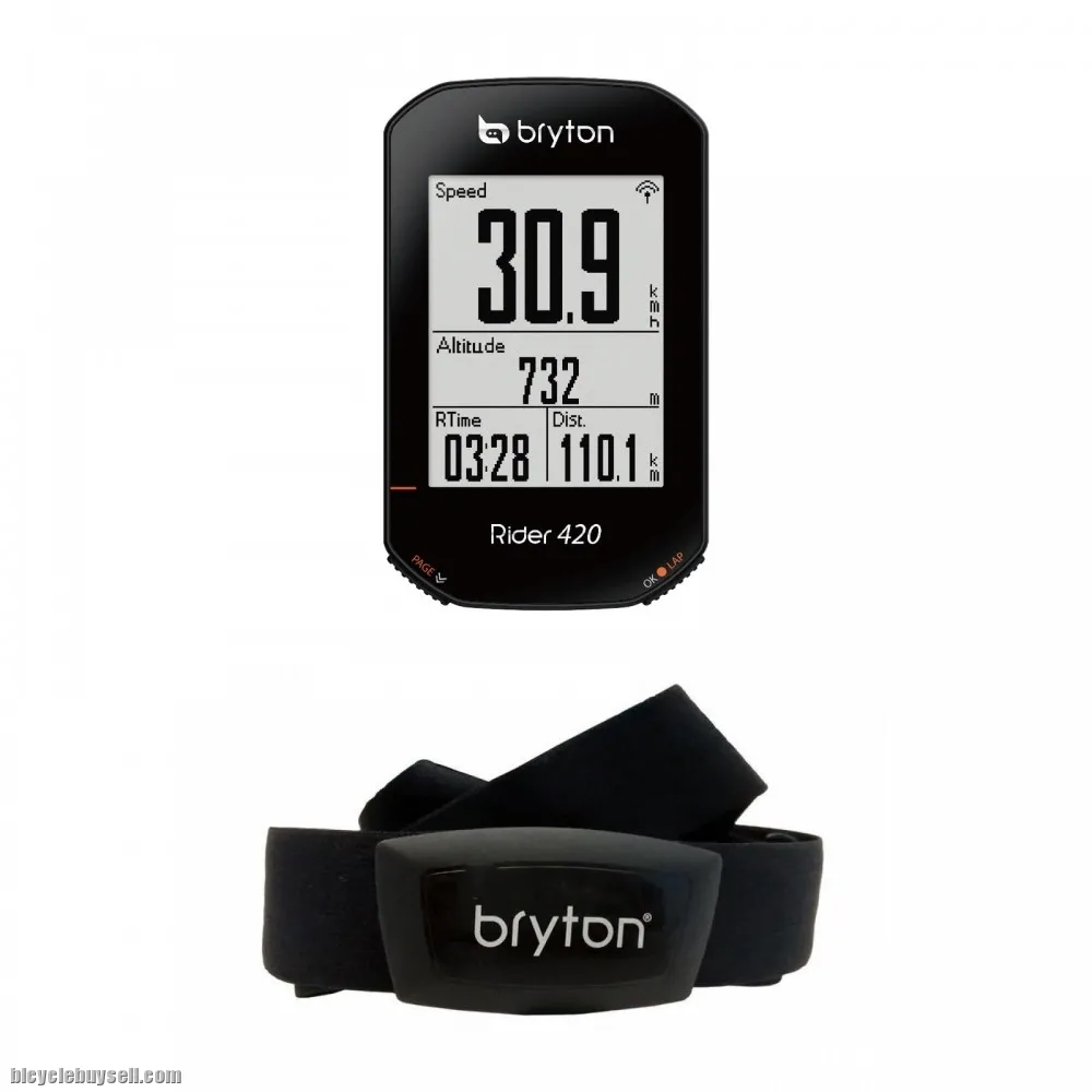 BRYTON RIDER 420E 420 420T WIRELESS GPS GNSS / ANT+ BLE BIKE BICYCLE CYCLING COMPUTER 420H 420T