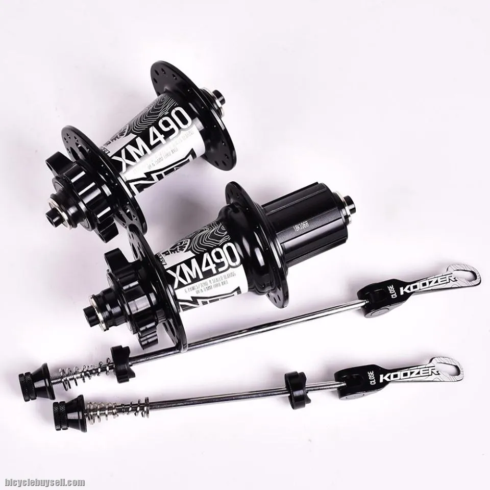 NEW Koozer XM490 Hubs 4 Bearing MTB Hub Rear 10*135mm QR 100*15 12*142mm Thru axle 28/32/36