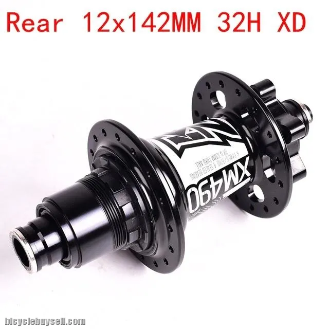 NEW Koozer XM490 Hubs 4 Bearing MTB Hub Rear 10*135mm QR 100*15 12*142mm Thru axle 28/32/36