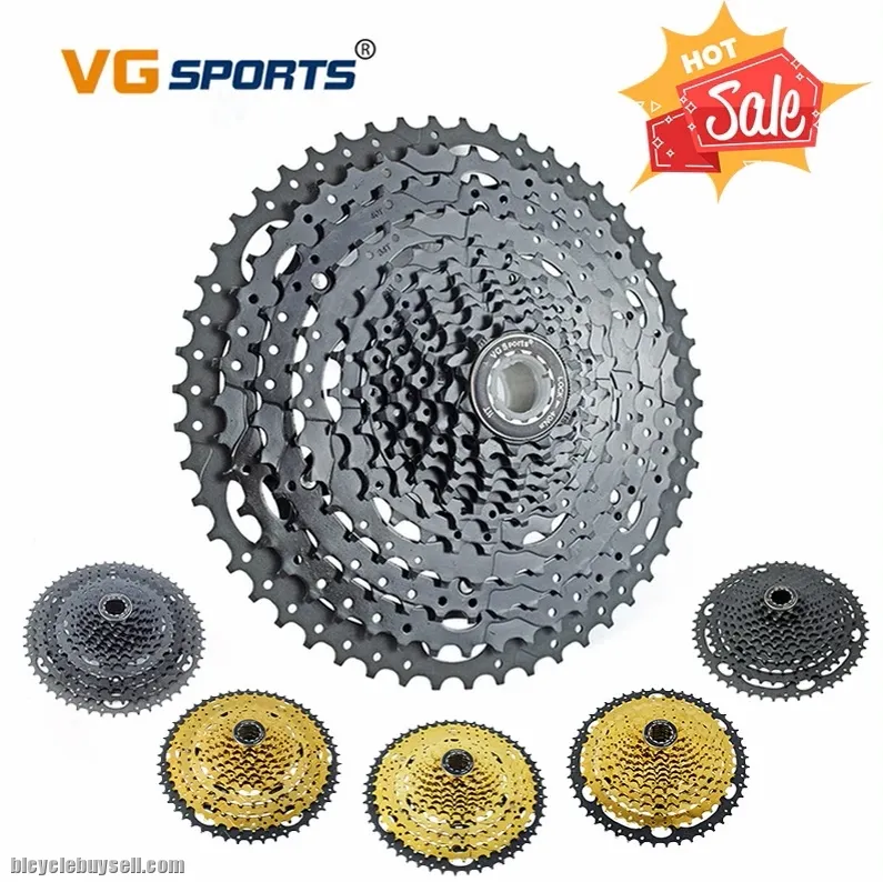 VG SPORTS 10 SPEED CASSETTE MOUNTAIN BIKE LARGE SPROCKET 10S 46T GOLD WIDE RATIO CASSETTE