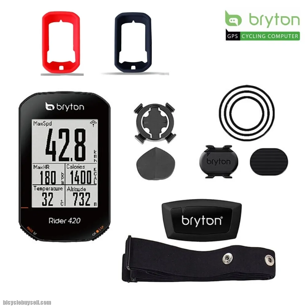 BRYTON RIDER 420E 420 420T WIRELESS GPS GNSS / ANT+ BLE BIKE BICYCLE CYCLING COMPUTER 420H 420T