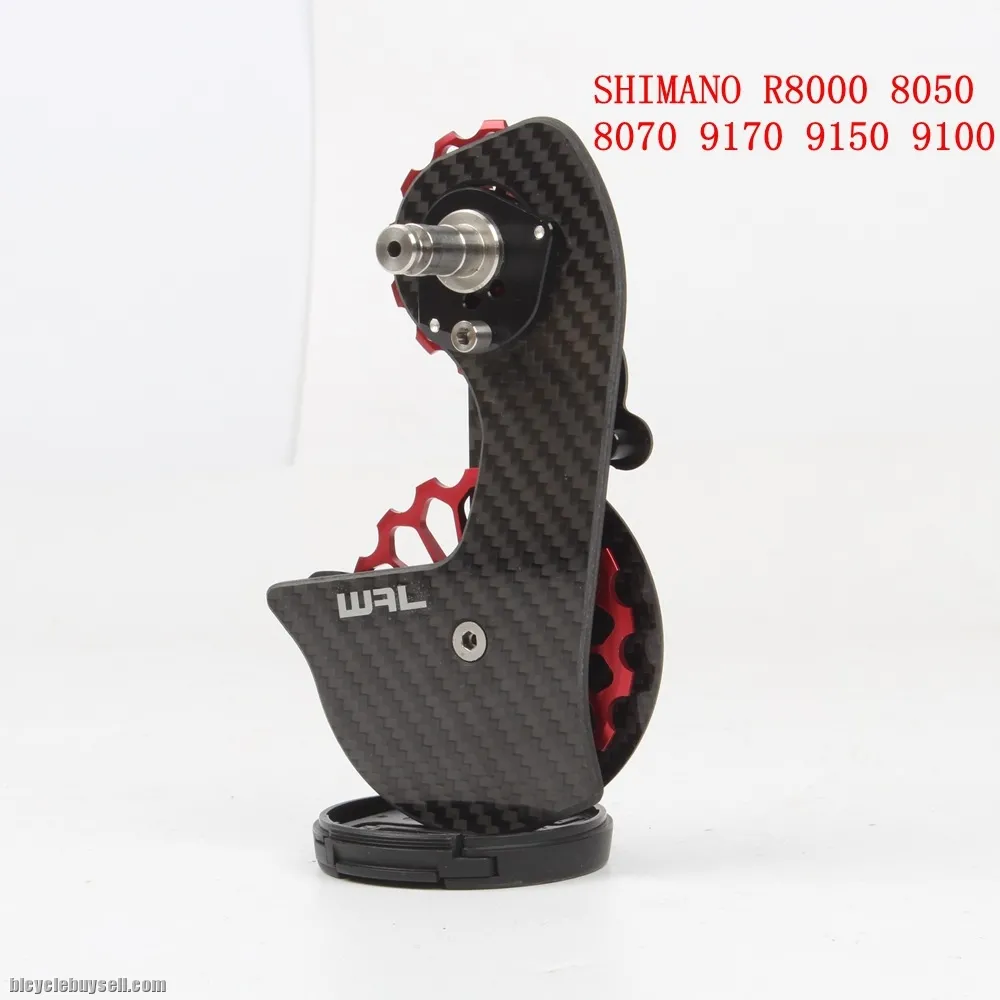 WFL CARBON FIBER CERAMIC BEARING 17T REAR DERAILLEUR JOCKEY PULLEY SHIMANO ULTEGRA 105 R8000 8050