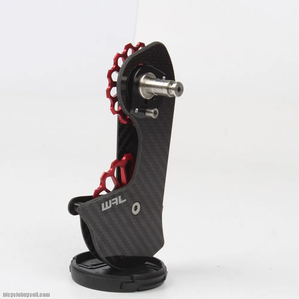 WFL CARBON FIBER CERAMIC BEARING 17T REAR DERAILLEUR JOCKEY PULLEY SHIMANO ULTEGRA 105 R8000 8050