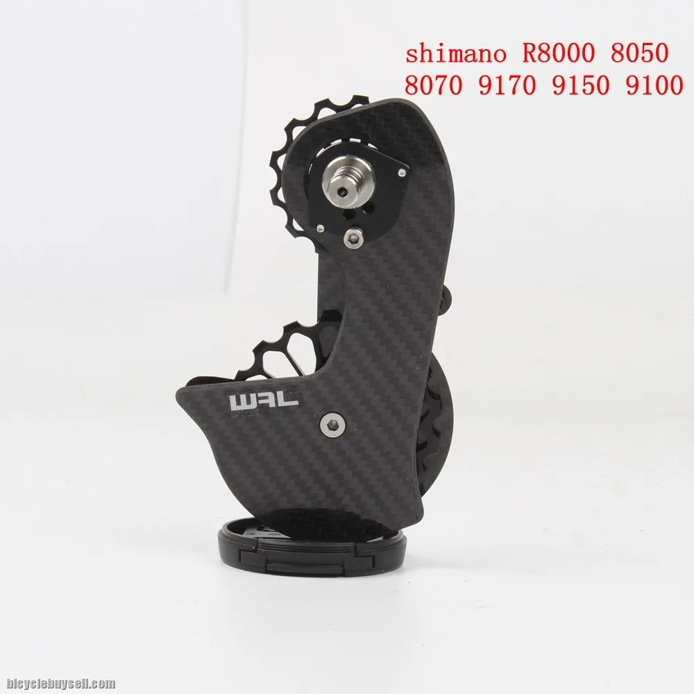 WFL CARBON FIBER CERAMIC BEARING 17T REAR DERAILLEUR JOCKEY PULLEY SHIMANO ULTEGRA 105 R8000 8050