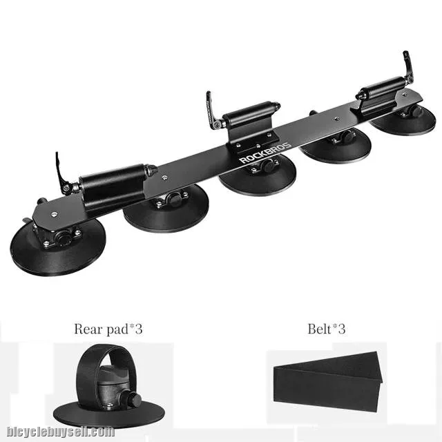 ROCKBROS Sucker Roof-Top Bicycle Rack Carrier Easy Install Roof RackHolder