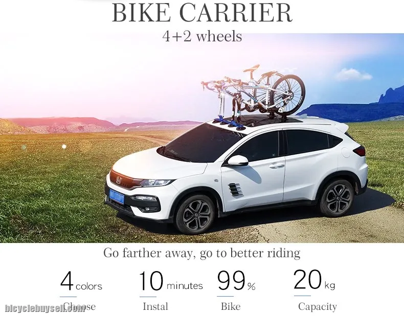 ROCKBROS Sucker Roof-Top Bicycle Rack Carrier Easy Install Roof RackHolder