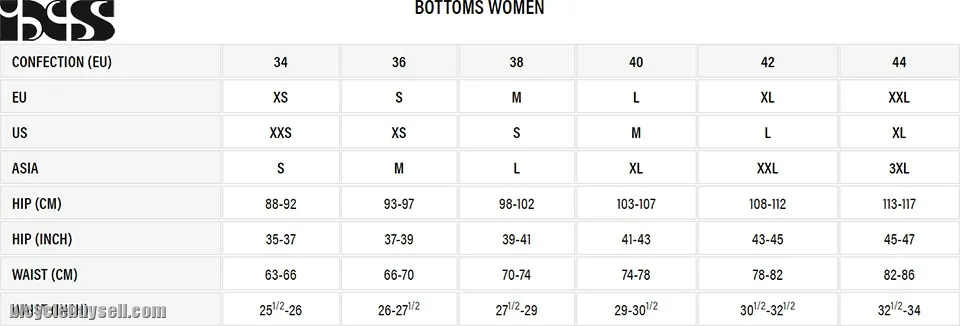 IXS Short Pants Carve Evo Women