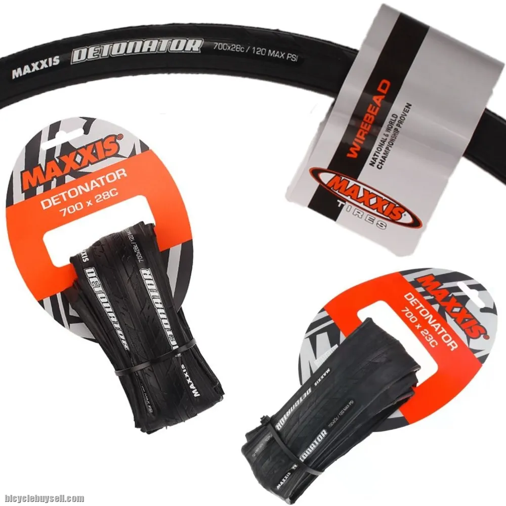 MAXXIS Tire Detonator 28" | 700 x 28C Silkworm black 700c