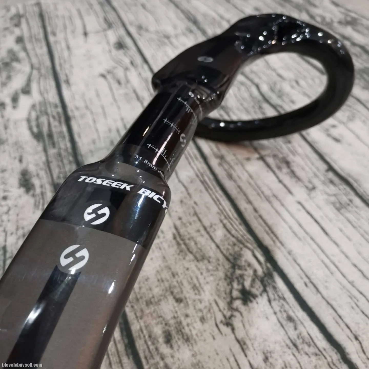 ORIGINAL TOSEEK CARBON AERO + ROUND T800 ROAD HANDLEBAR DROPBAR ROAD GLOSSY â€‹â€‹â€‹â€‹â€‹â€‹â€‹INTERNAL ROUTING