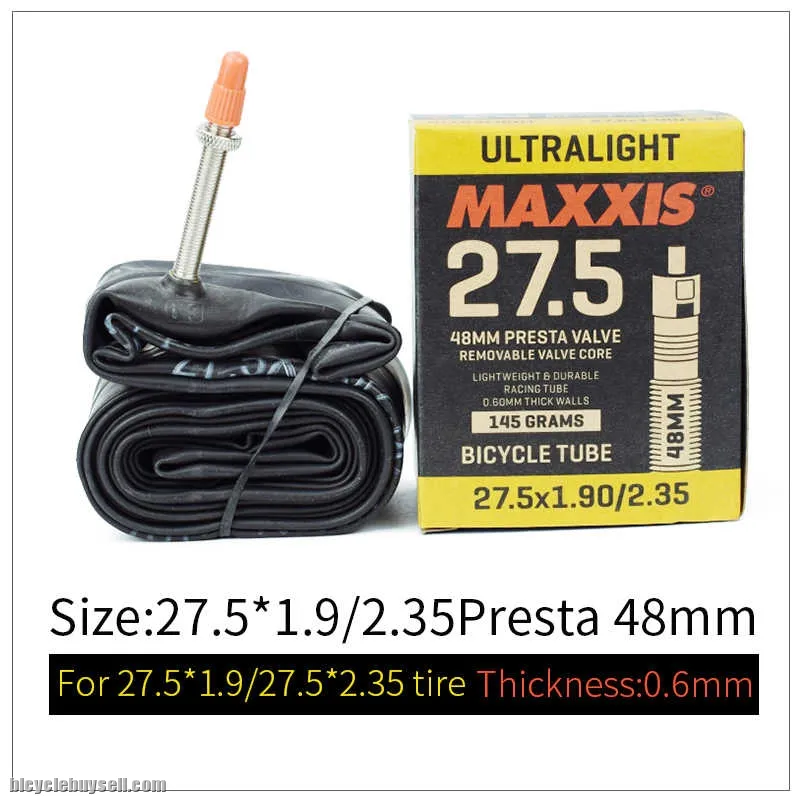 MAXXIS ULTRALIGHT TUBE 27.5X1.90 / 2.35 PRESTA 48MM 27.5er spare tube