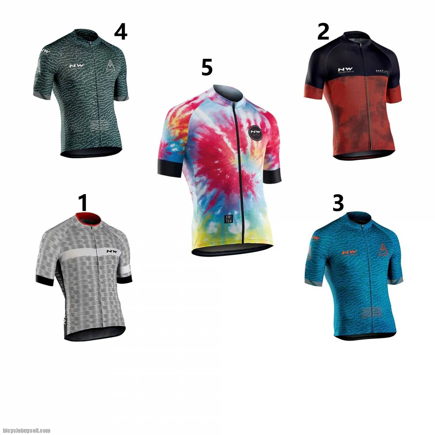 NW Northwave Men's Cycling Jerseys Short Sleeve Bike Shirts MTB Bicycle Jeresy Cycling Clothing