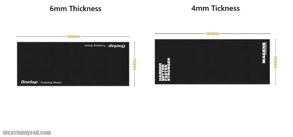 MAGENE ONELAP Indoor Trainer Floor Mat Multipurpose Carpet T300 Gravat 190 X 70cm