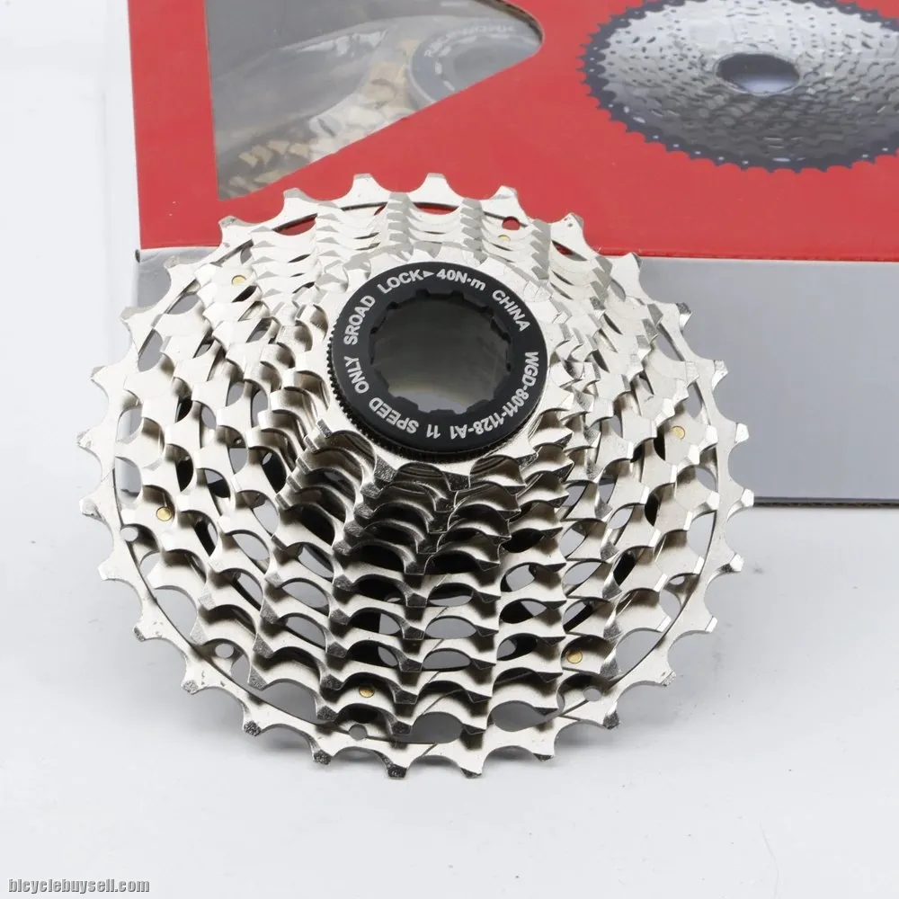RACEWORK Lightweight 11 Speed Road Bike Cassette 11-28T 176g for Shimano R9100 SRAM Red
