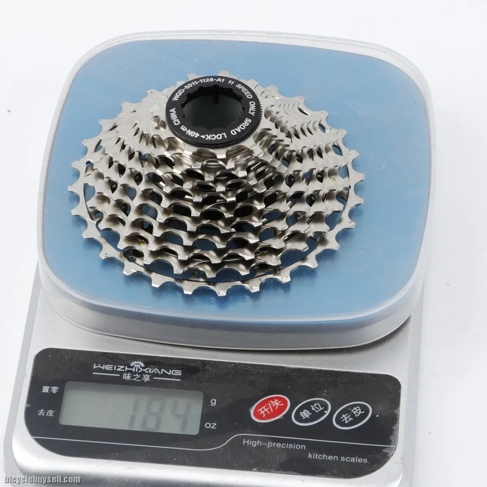 RACEWORK Lightweight 11 Speed Road Bike Cassette 11-28T 176g for Shimano R9100 SRAM Red