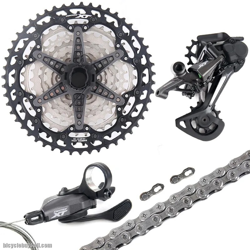 SHIMANO XT Groupset M8100 1 x 12s 2 x 12s 24 speed 12 speed DEORE M8000 M8120 Hydraulic disc brake