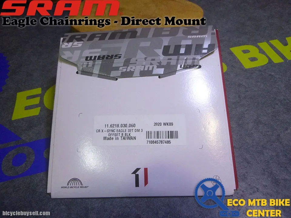 SRAM Chainring Eagle Chainrings - X-Sync Direct Mount 32T/34T 3mm Offset Boost