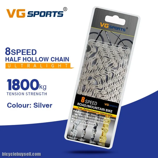 VG sports 8 speeds 8s bicycle road bike mtb lightweight gold chain KMC VG SPORT vgsports 8speed