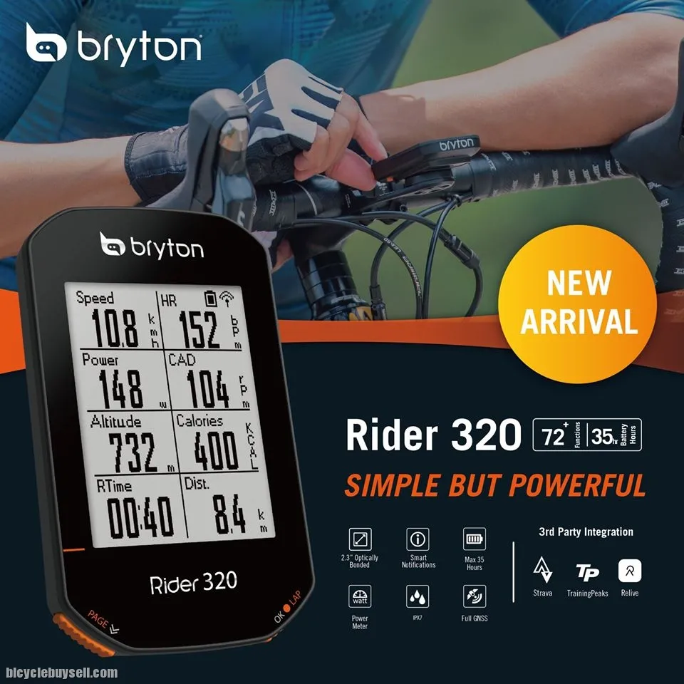 BRYTON RIDER 320 CYCLING COMPUTER 320e 320t