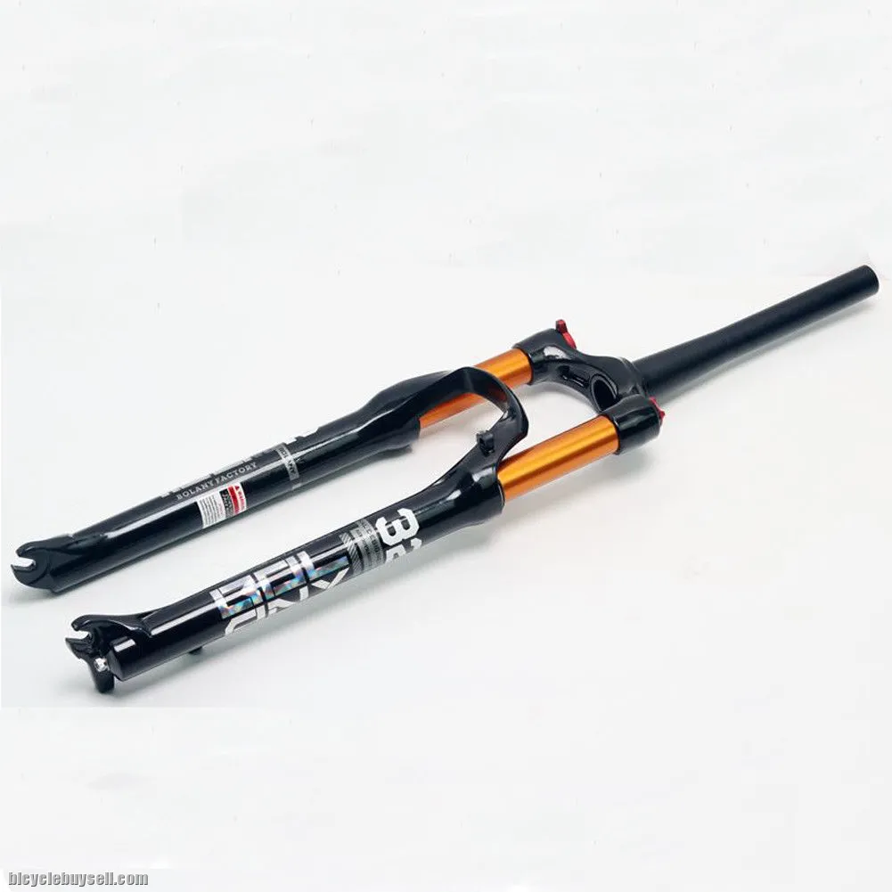 BOLANY Thru axle Straight tube Air Suspension Fork MTB Mountain Bike 26" 27.5" 29" 100mm 1-1/8Thread