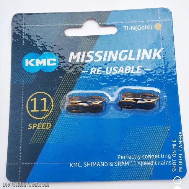KMC Chain magic buckle 11 speed silver gold Missing Link Bicycle Chain Link 6/7/8s 9s 10s 11s 12s