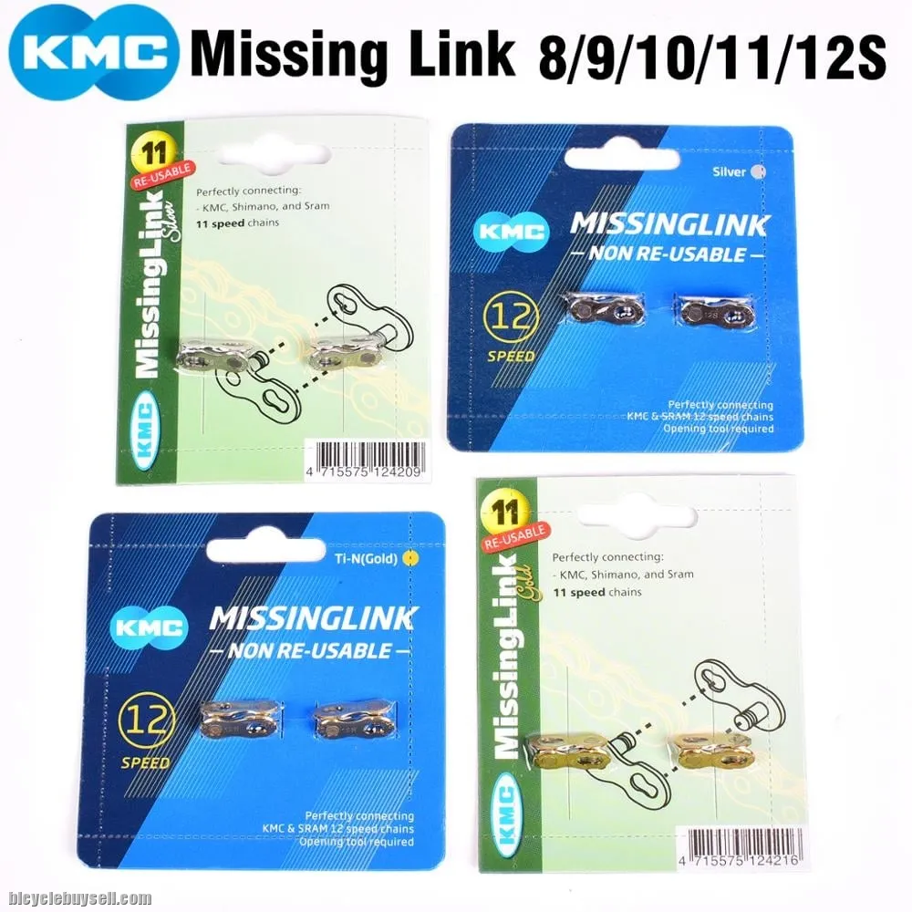 KMC Chain magic buckle 11 speed silver gold Missing Link Bicycle Chain Link 6/7/8s 9s 10s 11s 12s