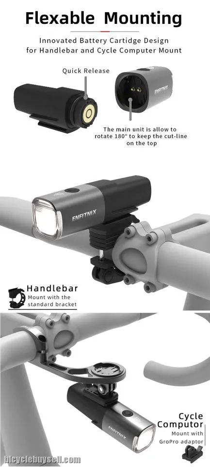 ENFITNIX 20 NEW Navi800 smart bicycle front light auto start stop| CAteye RAvemen cree headlights la