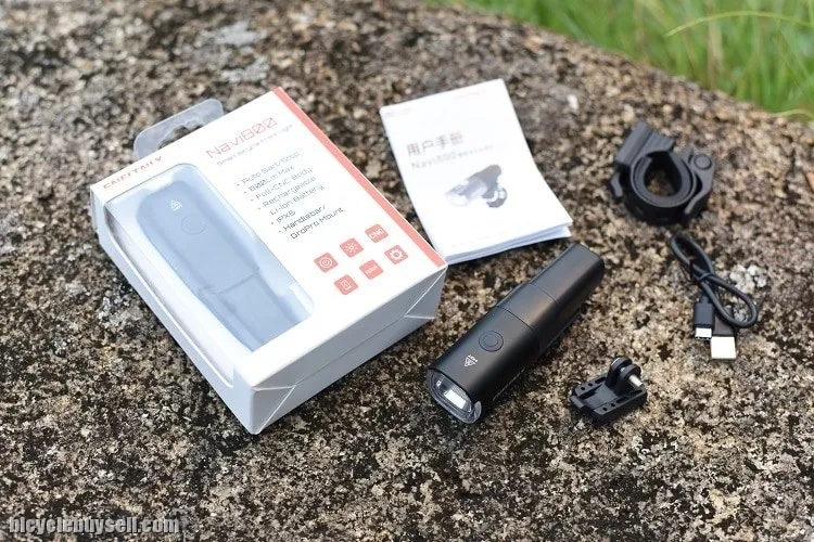 ENFITNIX 20 NEW Navi800 smart bicycle front light auto start stop| CAteye RAvemen cree headlights la