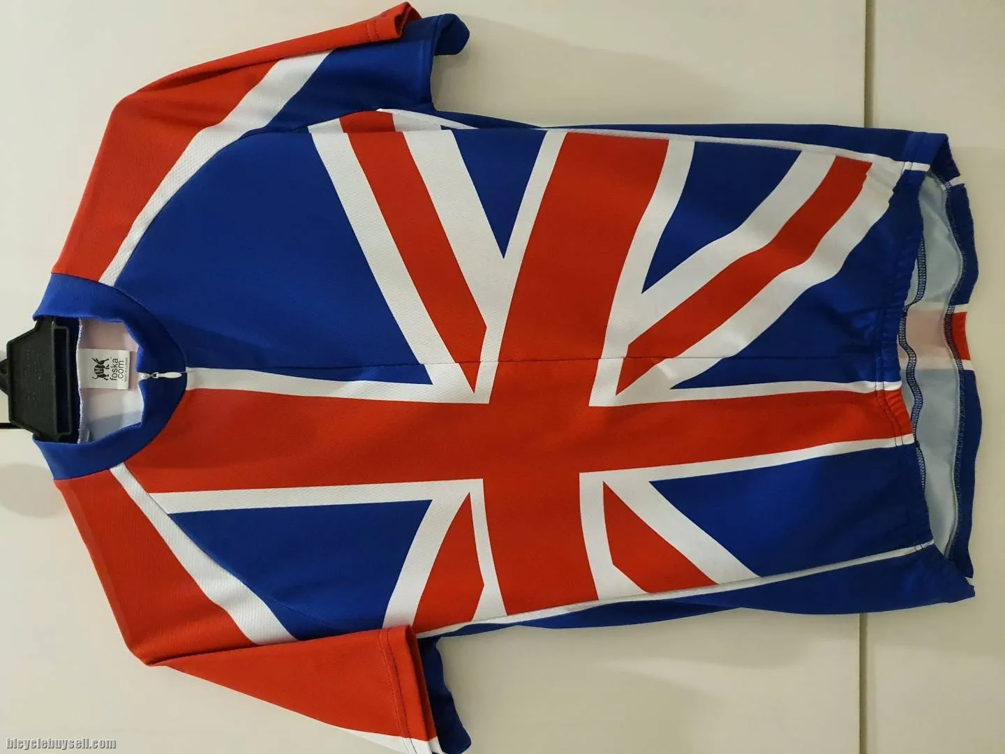 Foska Union Jack Cycling Jersey Size:M