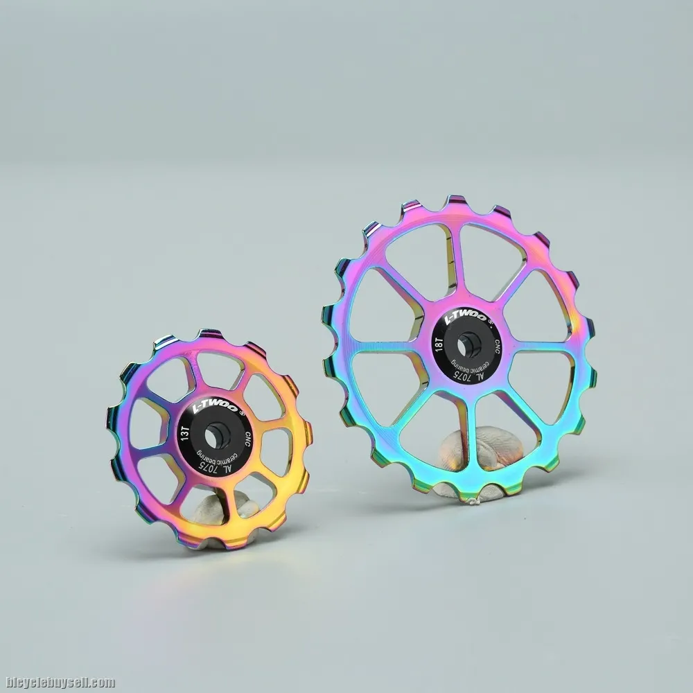 WFL CARBON FIBER CERAMIC BEARING 17T REAR DERAILLEUR JOCKEY PULLEY sram red rival force