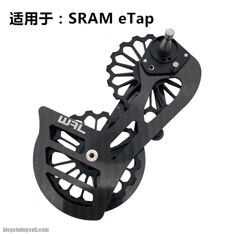 WFL CARBON FIBER CERAMIC BEARING 17T REAR DERAILLEUR JOCKEY PULLEY sram red rival force