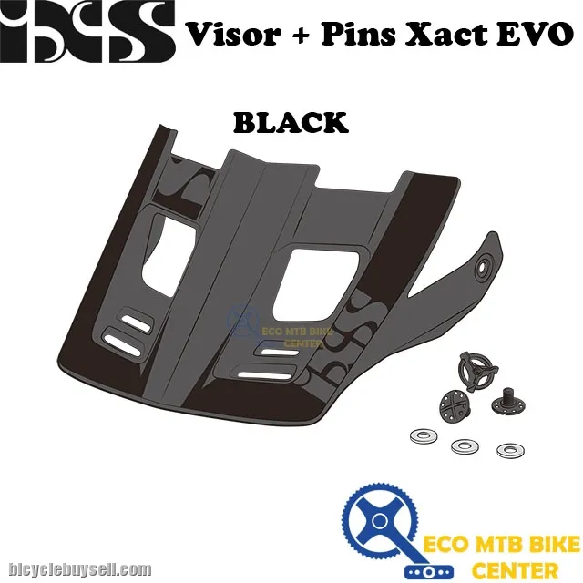 IXS Spare Parts Helmets Visor + Pins Xact EVO